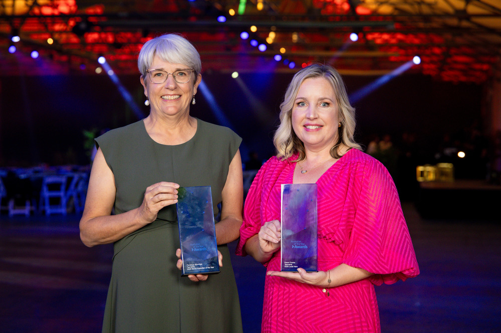 Photo of Ass Prof Penny Blomfield and Keren Franks