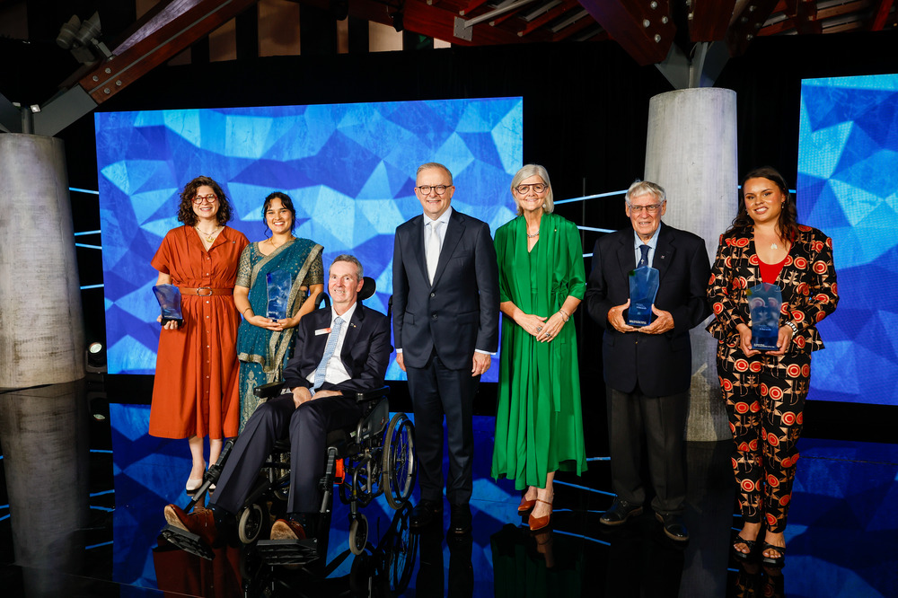 2025 Australians of the Year with the Prime Minister