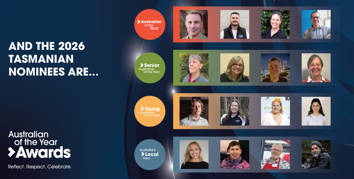 AND THE TASMANIAN NOMINESS ARE...