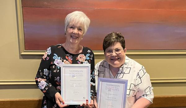 Photo of sally_wise_oam and_vicki_purnell_oam